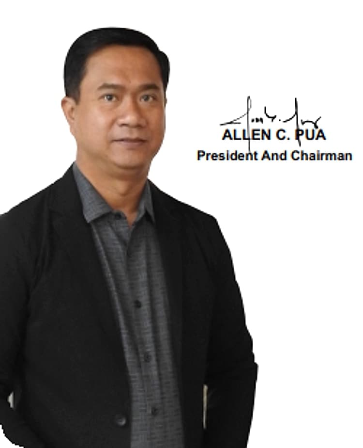 Allen C. Pua, President and Chairman