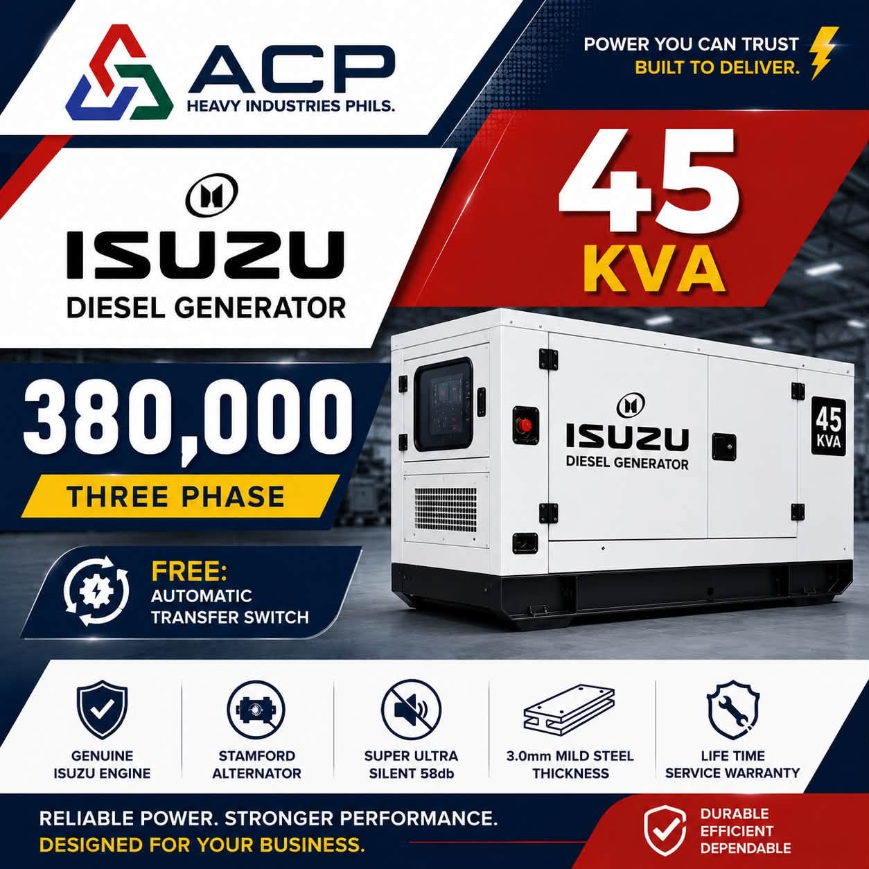 Isuzu45kva