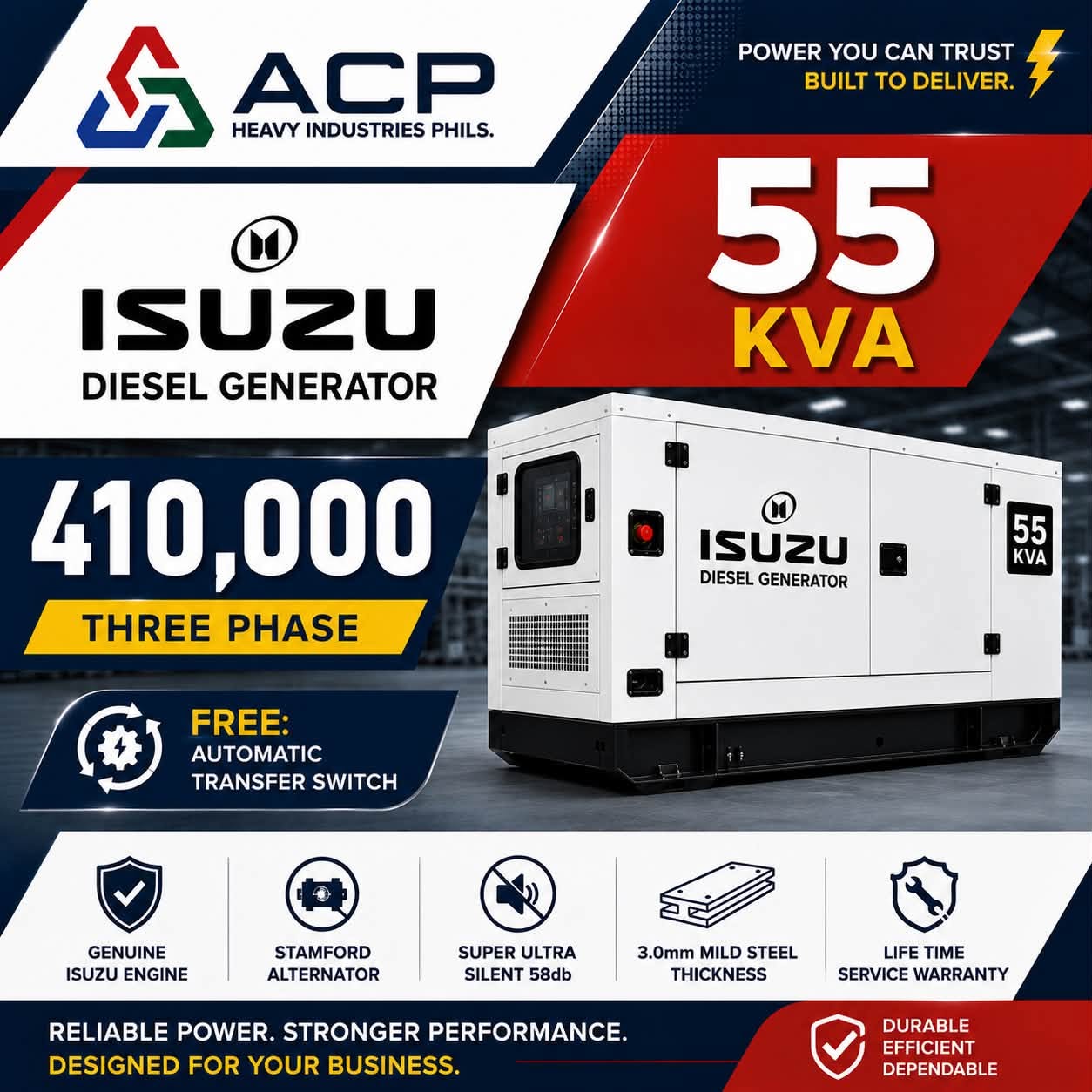 Isuzu55kva
